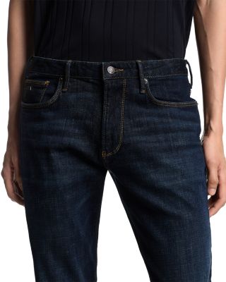 Slim Fit Jeans in Dark Blue Demin