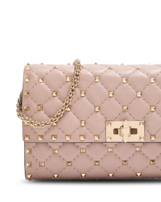 Rockstud Spike Crossbody Clutch Bag
