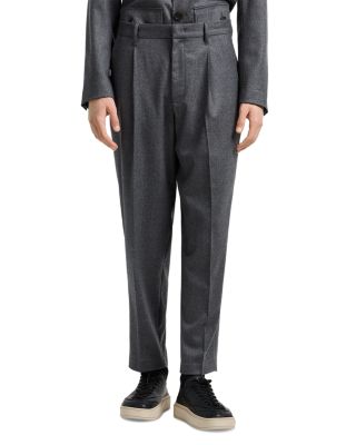 Relaxed Fit Wool Trousers