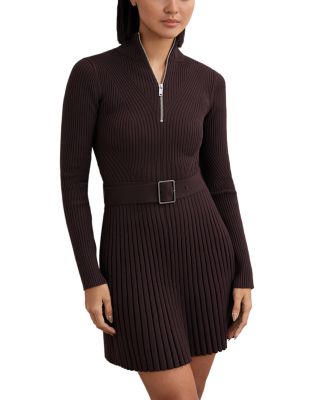 Vienna Zip Knitted Flippy Dress