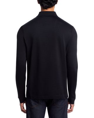 Pado Long Sleeve Mercerized Cotton Polo Shirt