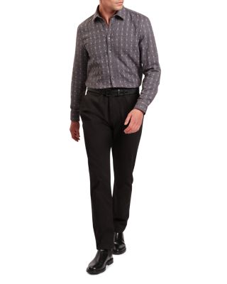 Vyser Regular Fit Jacquard Check Shirt