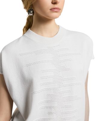 Knitted Wool, Silk and Cashmere Sweater