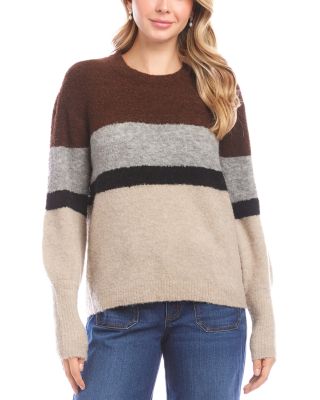 Colorblocked Crewneck Sweater