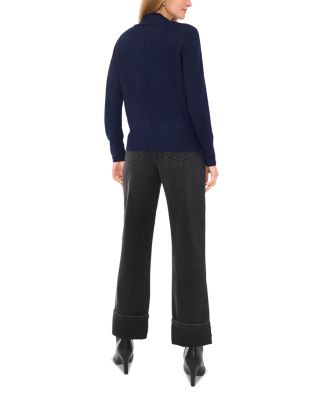 Cross Front Long Sleeve Sweater