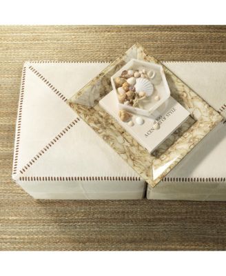 Hair on Hide Ottoman