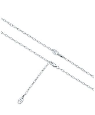 Solitaire Star Necklace in 18K White Gold, 1.65ctw Star Lab Grown Diamond, 18-20"