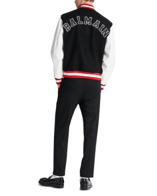 Mixed Media Varsity Jacket