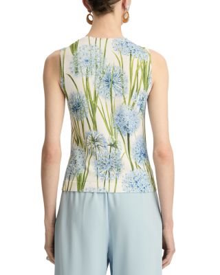 Printed Allium Knit Tank