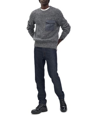 Walker Marl Mixed Media Sweater