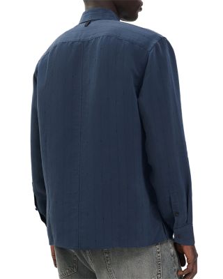 Dalton Jacquard Button Front Shirt