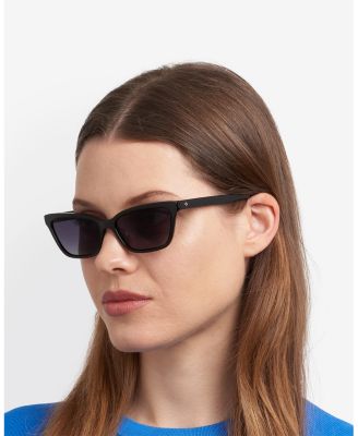 Aisha Rectangle Sunglasses, 55mm