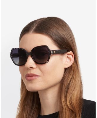 Layne Square Geometrical Sunglasses, 57mm