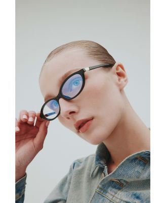 Duskfall Oval Blue Light Glasses, 55mm