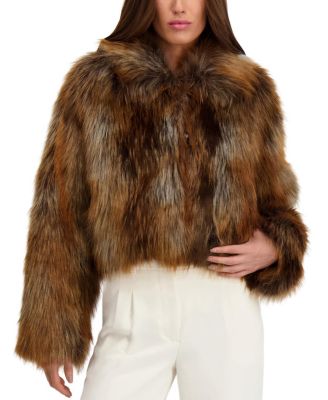 Faux Fur Red Fox Jacket