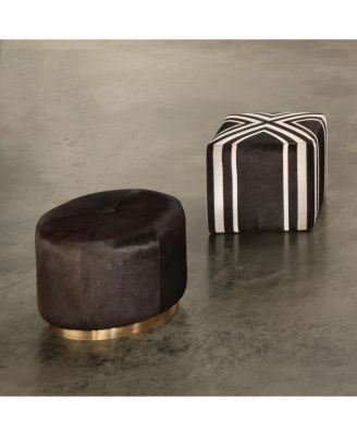  Thackery Hide On Roud Small Pouf