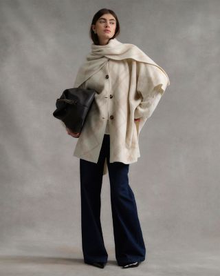 Vienna Wool Blend Cape Sweater
