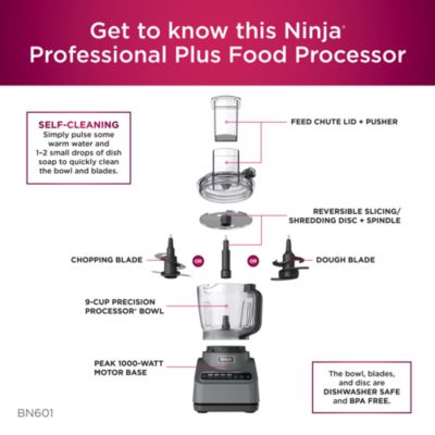 BN601 Professional Plus Food Processor