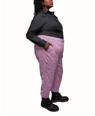 The Empower Jacquard Slim Crop Pant