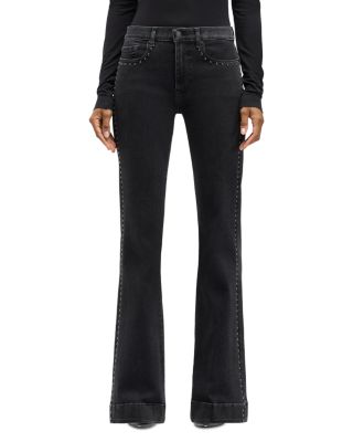 Dojo Tailorless Mid Rise Flare Jeans in Escape