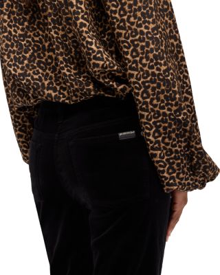 The Leggy Bootcut Jeans in Velvet Black