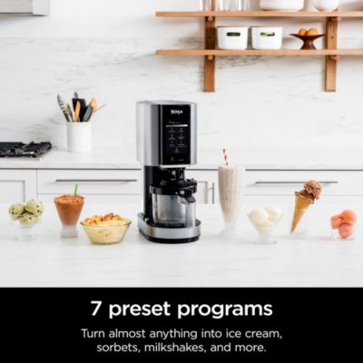 CREAMi, Ice Cream, Gelato, Milkshake, Sorbet, Smoothie Bowl, and Lite Ice Cream Maker, 7 One-Touch Programs