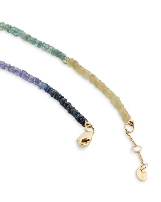 Aisha Gemstone Necklace, 14"-15"