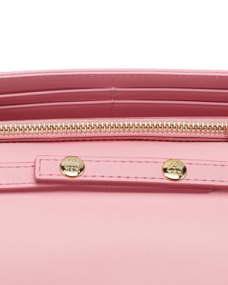 Aren Embossed Monogram Chain Wallet