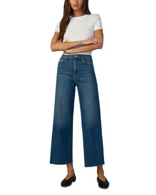 The Mia High Rise Wide Leg Ankle Jeans in Candor