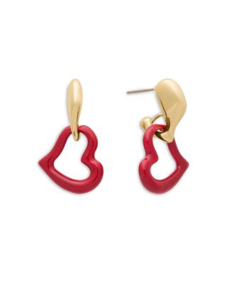 Amour Heart Drop Earrings