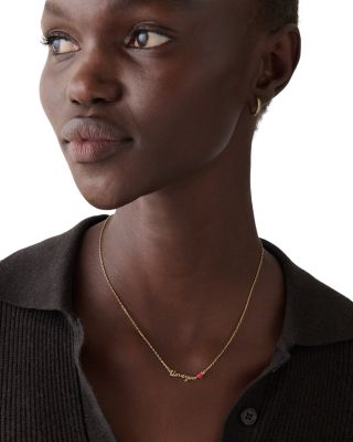 Say Yes I Love You Pendant Necklace, 16"-19"