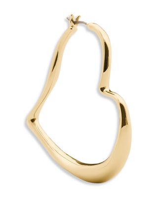 Amour Heart Hoop Earrings