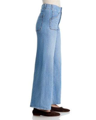 The Jam High Rise Wide Leg Jeans in Keel Over