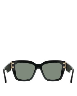 Gancini Chain Hinge Square Sunglasses, 55mm