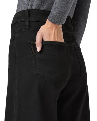 Anessa High Rise Wide Leg Jeans in Black Shadow