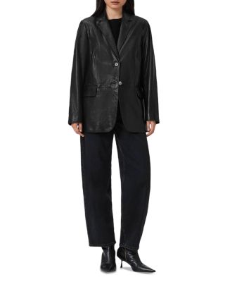 Arna Leather Blazer