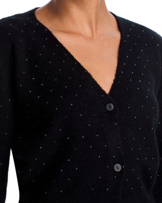 Beaded V Neck Cardigan - Exclusive