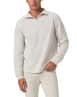 Orion Ribbed Quarter Zip Pullover Sweater