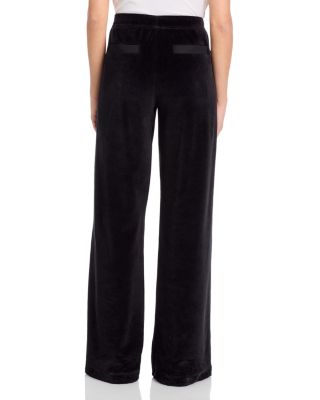 Velour Flared Pants