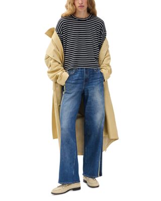 The Knit Stripe Crewneck Pullover