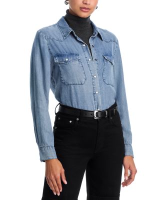 AQUA - Western Denim Shirt - Exclusive