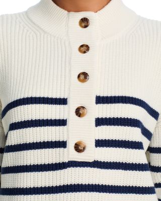 Striped Henley Sweater - Exclusive