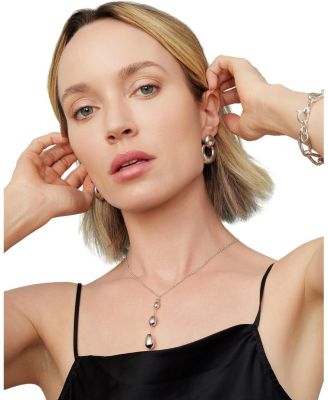  Sterling Silver In My Orbit Drop Earrings