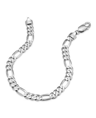  Sterling Silver Founders Figaro Bracelet