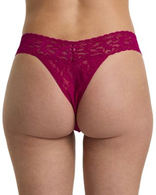Signature Lace Original Rise Thong