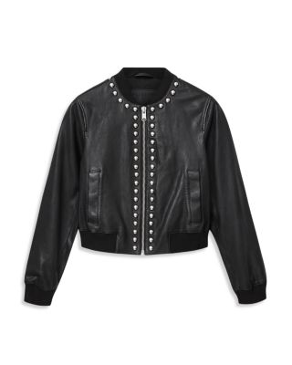 Orten Wilder Leather Bomber Jacket