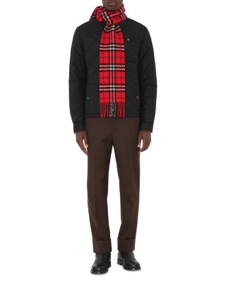 Narrow Check Cashmere Scarf - Exclusive