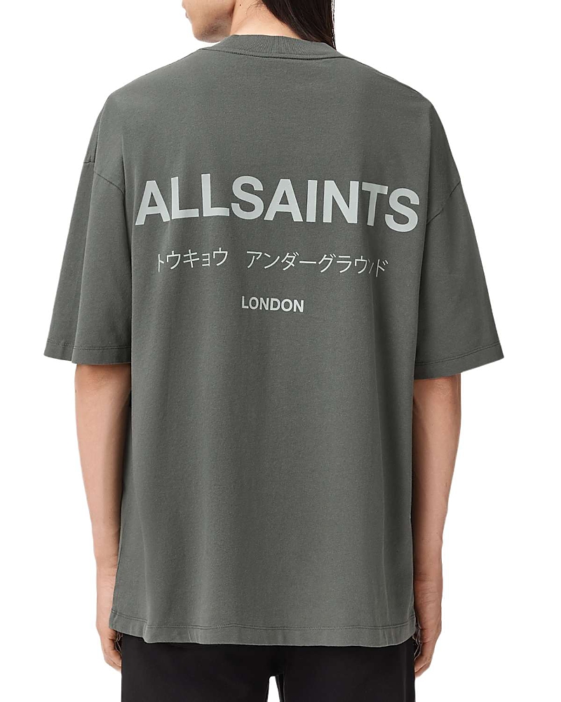 Allsaints Underground Organic Cotton Logo Graphic Tee