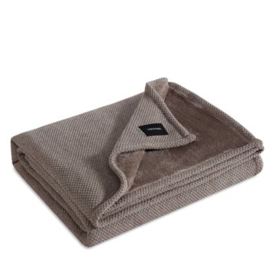 Chenille Jacquard Plush Blanket, Full/Queen