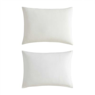 Threaded Basketweave Cotton 3 Piece Comforter Set, Queen